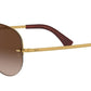 Aviator RB3449 001/13 Gold Brown