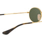 Oval Flat Lenses RB3547N 001 Gold Green