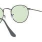 Round Solid Evolve RB3447 gunmetal green