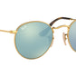 Round Flat Lenses RB3447N gold