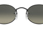 Oval Flat Lenses RB3547N 002/71 Black