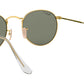 Round Metal RB3447 gold green classic