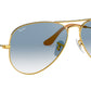Aviator Gradient RB3025 001/3F Gold Blue