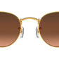 Round Metal RB3447 gold bronze gradient