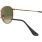 Round Metal RB3447 bronze copper green