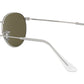 Round Flash Lenses RB3447 matte silver