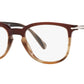 PO3240V striped brown and grey and beige