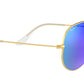 Aviator Flash Lenses RB3025 112/4L Matte Gold Blue