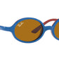 RJ9145S 7084/3 blu on rubber red