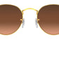 Round Metal RB3447 gold bronze gradient