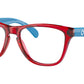 Rx Frogskins XS OY8009 02 translucent red