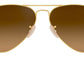Aviator Gradient RB3025 112/M2 Gold Brown