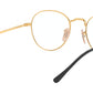 Round Metal Optics II RB3582V gold on top black