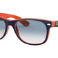 New Wayfarer Color Mix RB2132 blue and orange