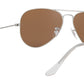 Aviator Flash Lenses RB3025 019/Z2 Matte Silver Copper