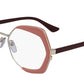 ME2628 601 shiny gold and pink solid