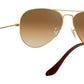 Aviator Gradient RB3025 001/51 Gold Brown