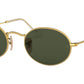 Oval Metal RB3547 001/31 Gold G-15