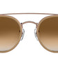 Round Double Bridge RB3647N copper bronze