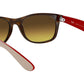 New Wayfarer Bicolor RB2132 tortoise gradient