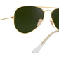 Aviator Flash Lenses RB3025 112/17 Matte Gold Blue