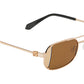 Lynn Metal Gold Brown Camel