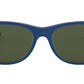 New Wayfarer Color Mix RB2132 rubber blue on black