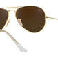 Aviator Flash Lenses RB3025 112/19 Matte Gold Green