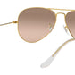 Aviator Gradient RB3025 001/3E Gold Silver