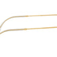 Round Flat Lenses RB3447N polished gold