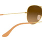 Aviator Gradient RB3025 112/M2 Gold Brown