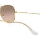 Aviator Gradient RB3025 001/3E Gold Silver