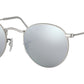 Round Flash Lenses RB3447 matte silver