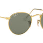 Round Metal RB3447 gold green classic