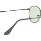 Round Solid Evolve RB3447 gunmetal green