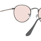 Round Solid Evolve RB3447 gunmetal pink