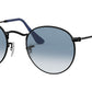 Round Metal RB3447 black blue gradient