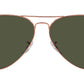 Aviator RB3025 920231 Rose Gold Green