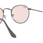 Round Solid Evolve RB3447 gunmetal pink