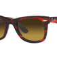 Wayfarer RB2140 136285 striped red