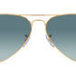 Aviator Gradient RB3025 001/3M Gold Blue