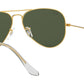 Aviator Classic RB3025 001 Gold Green