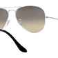 Aviator Gradient RB3025 003/32 Silver Grey