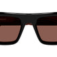 MB0253S 008 Solid Black Brown