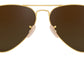 Aviator Flash Lenses RB3025 112/19 Matte Gold Green