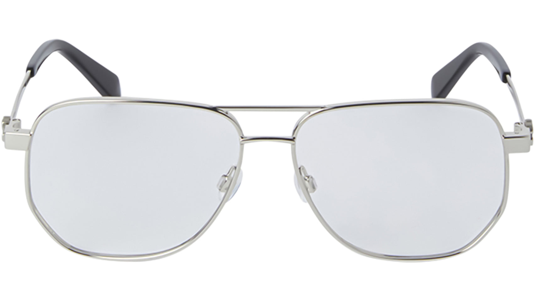 Style 8A Shiny Silver Metal