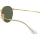 Round Flat Lenses RB3447N polished gold