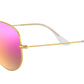 Aviator Flash Lenses RB3025 112/1Q Matte Gold Violet