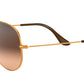Aviator Gradient RB3025 9001A5 Light Brown