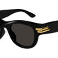 BV1323SK 001 Solid Black Grey